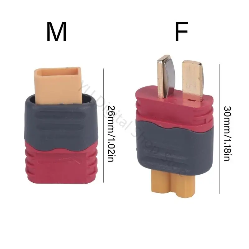 96BA XT30-zu-T-Modell-Stromkabelstück, Einzeleinheit mit PVC-Gehäuse für Batterie-Energie-Umstellungsanforderungen und den – Detail 6
