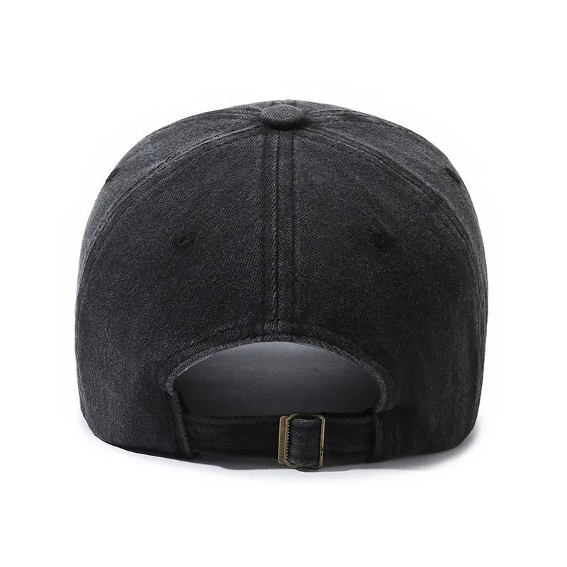 Canadian Maple Leaf Embroidered Baseball Cap Washed Letter Outdoor Casual Sunshade Sports Cap Unisex