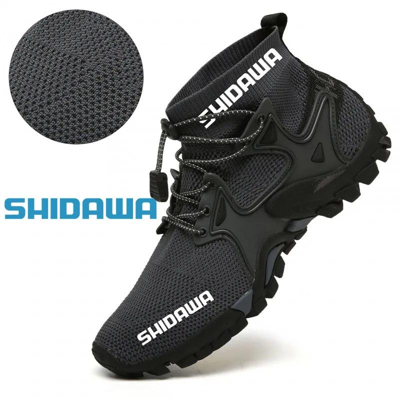 Shidawa letnie oddychające antypoślizgowe pary buty rybackie Outdoor Mesh Upstream buty moda podróże sportowe buty męskie buty górskie