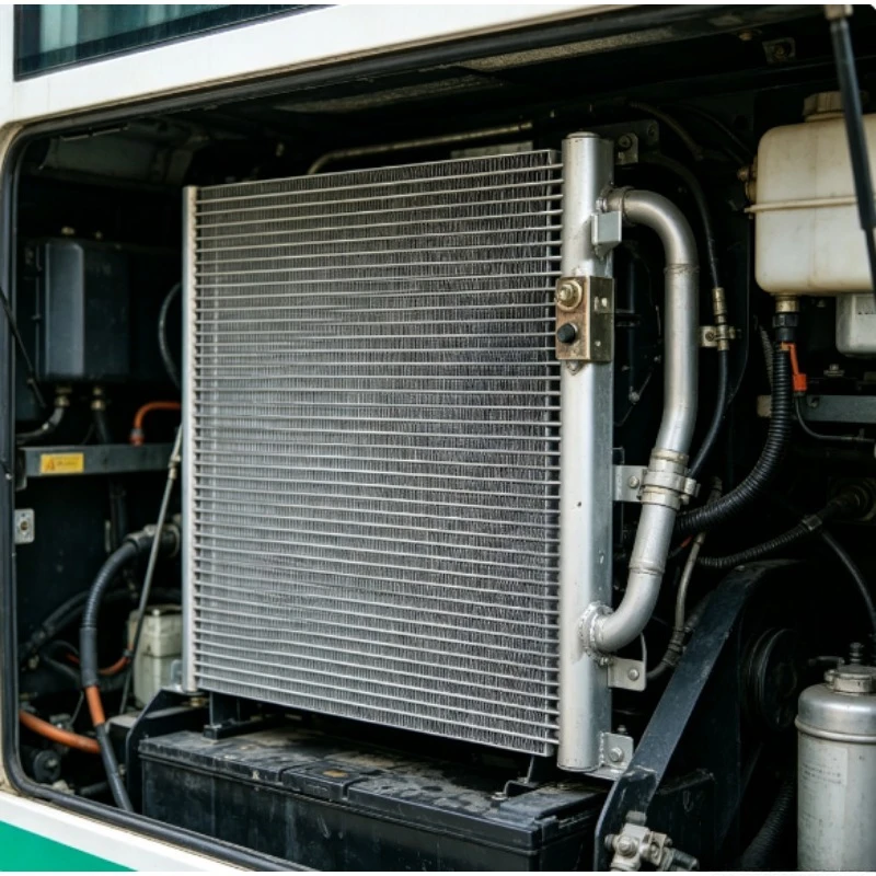 Pink Bus Condenser Auto Air Conditioning Parts for Hyundai Country Bus