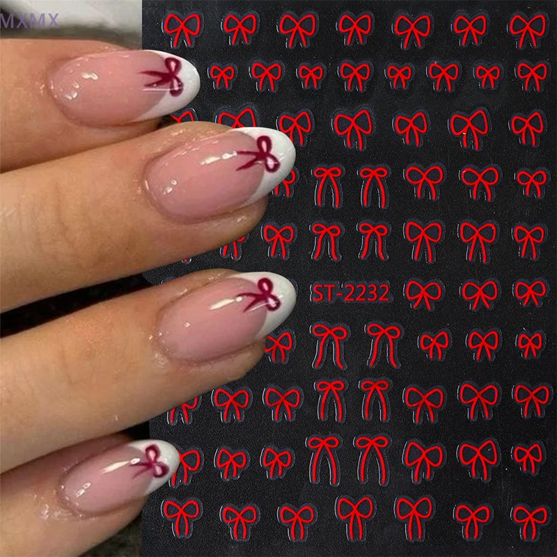 1/2 folha de ouro prata arco vermelho arte do prego adesivos balé francês fita renda decalques do prego diy manicure decoração acessórios