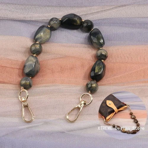 Bolso Retro de acrílico reemplazable desmontable para mujer, correa de cadena, bolso de mano, correas, bolso de hombro, accesorios Diy, cadenas para teléfono