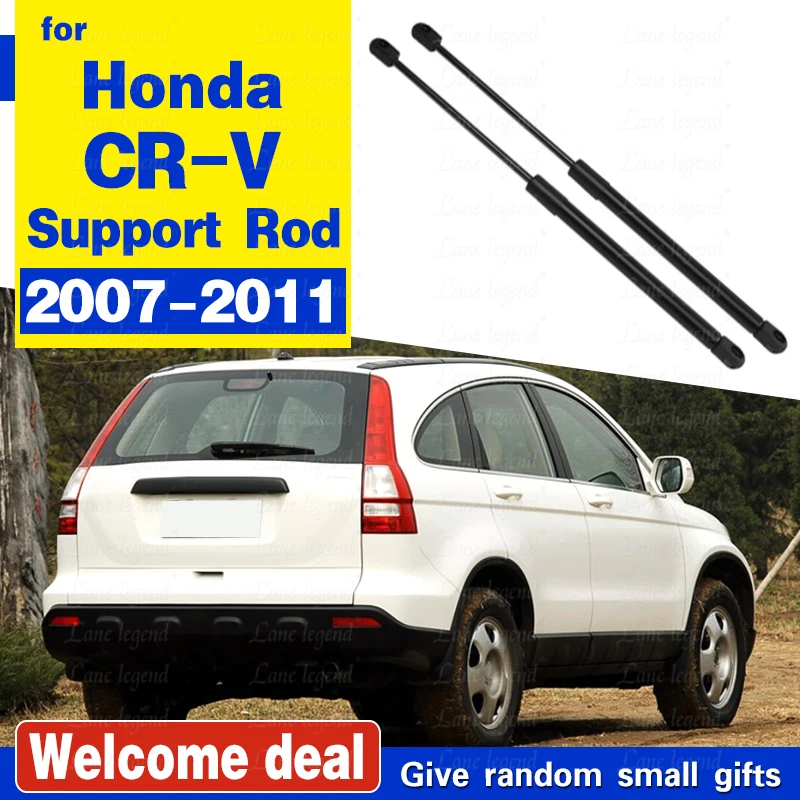 2Pcs Tailgate Trunk Boot Gas Struts Support Spring For Honda CRV CR-V 2007-2011 Tailgate Support rod Shock Bracket Gas Struts