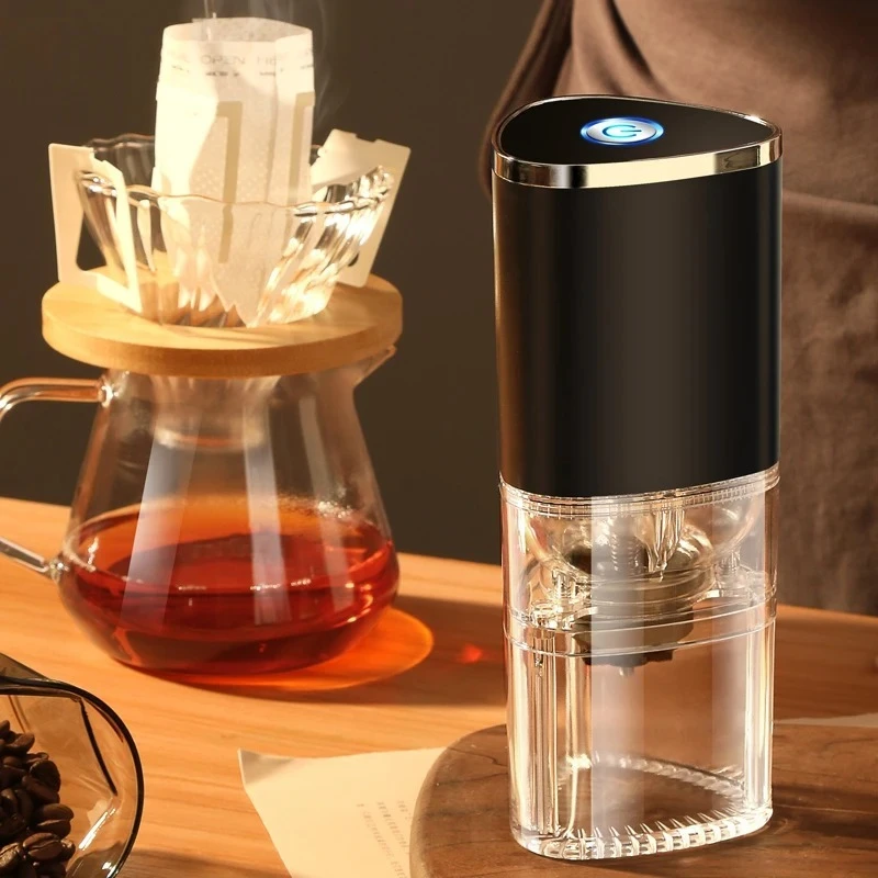 Portable Electric Coffee Grinder TYPE C USB Charge Ceramic Grinding Core Home Coffee Beans Pulverizer Grinder