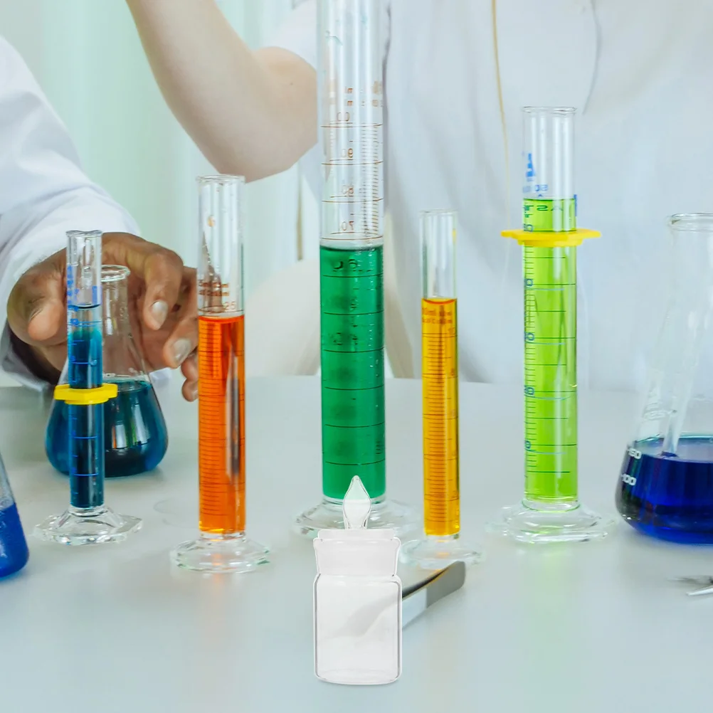 

Portable Glass Weighing Tool Bottle for Experiment Laboratory Bottles Jar Holder