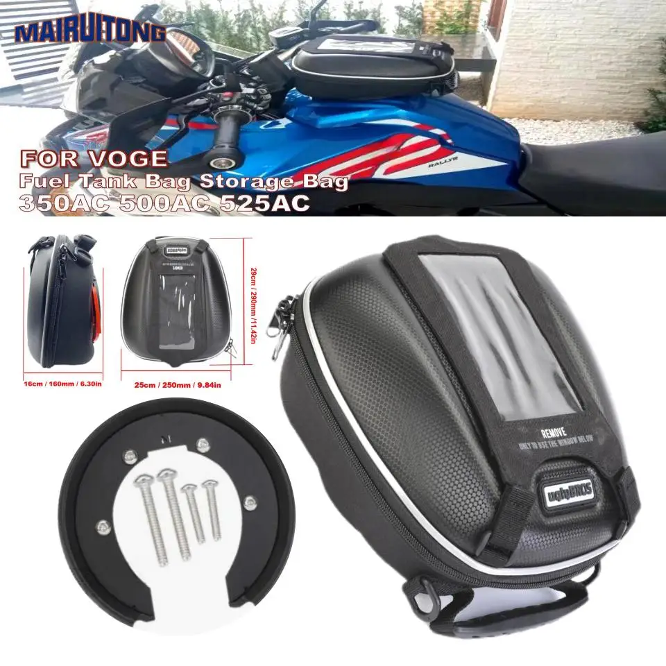 

AC Fuel Tank Bag Storage Bag For VOGE 350AC 500AC 525AC Motorcycle Fuel Tank Bag Rider Motorcycle Backpack Travel Bag Side Pouch