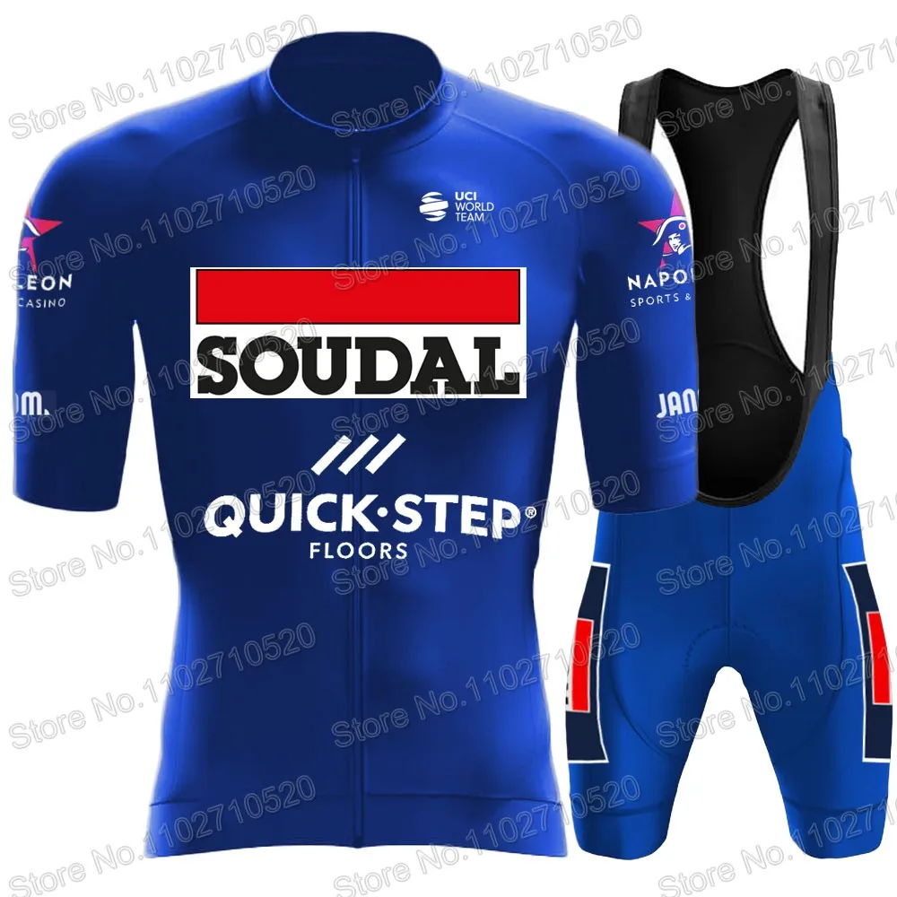 

Soudal Quick Step Team 2023, комплект велосипедной одежды, синяя одежда, дорожный велосипед, рубашки, костюм, велосипедные шорты, MTB Ropa Maillot