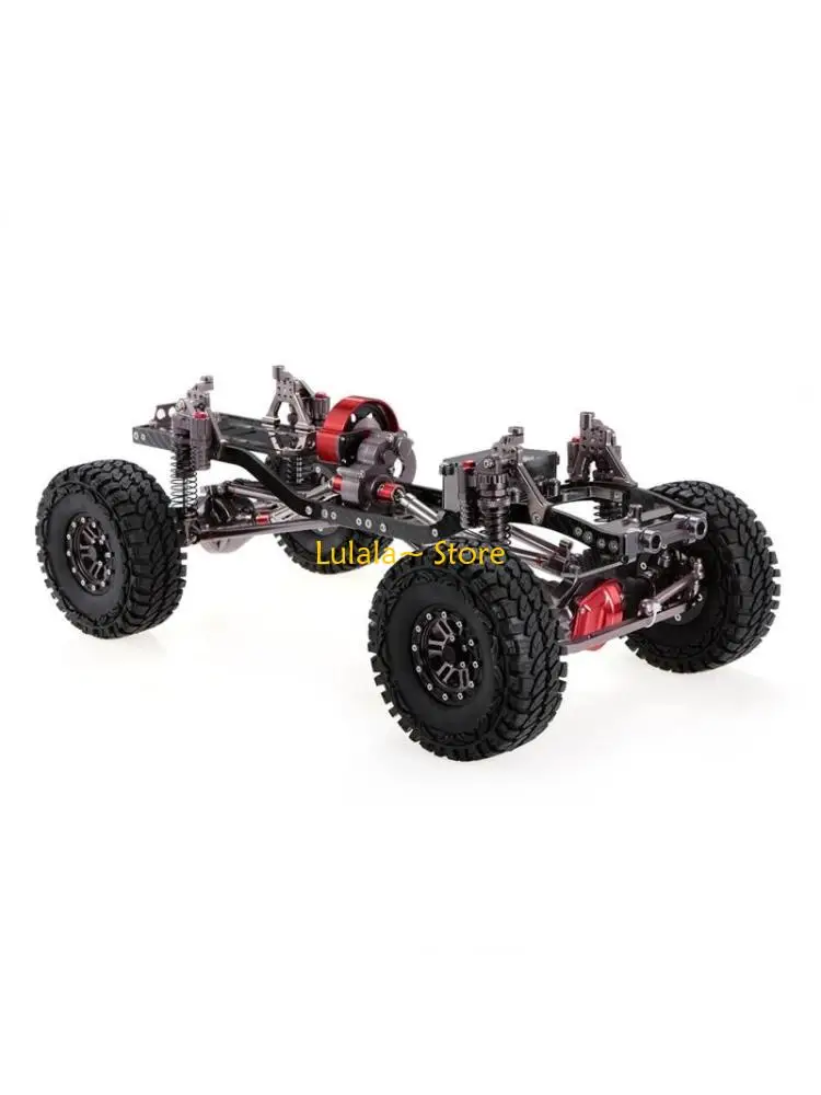 Jantes roue RC Simulation Y4QA, verrouillage à billes en caoutchouc avec 6 rayons pour voiture SCX10 1/10