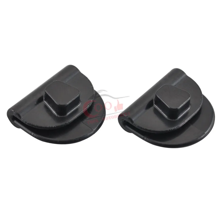 Motorcycle Black Side Battery Cover Clips Mount Clamp L&R Fits For Harley Sportster XL883 XL1200 2004-2018 883R XL883R 2005-2007