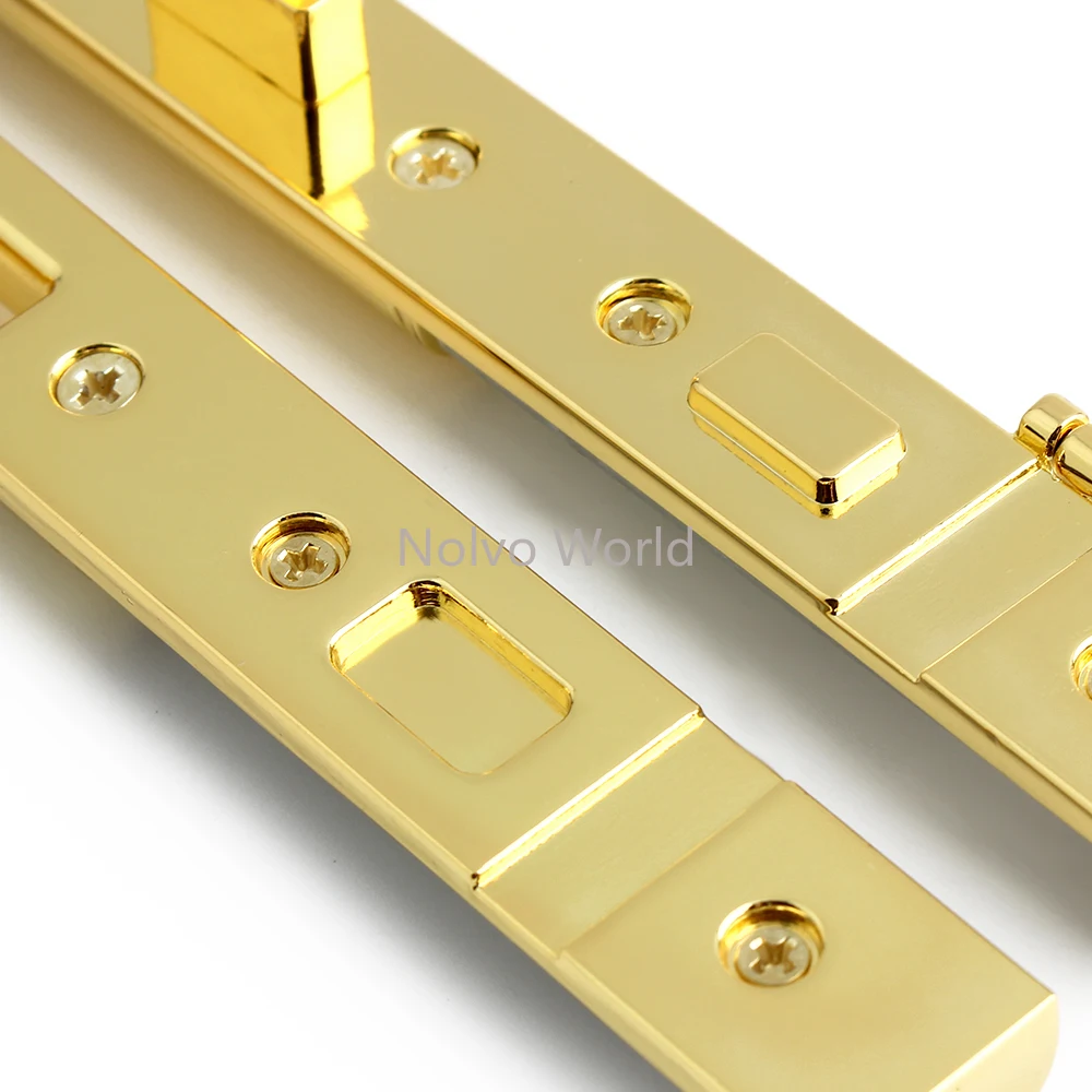 1/5/10PCS 174x17mm K gold Metal Clasp Twist Turn Lock With Screw Purse Frame For Ladies Handbag Bag Handle Kiss Lock Accessories