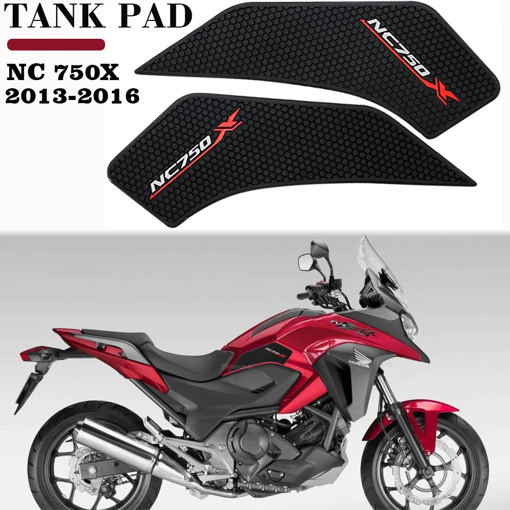 

For HONDA NC750X NC 750 X 2013-2016 Side Fuel Tank pad Tank Pads Protector Stickers Decal Gas Knee Grip Traction Pad Anti Slip