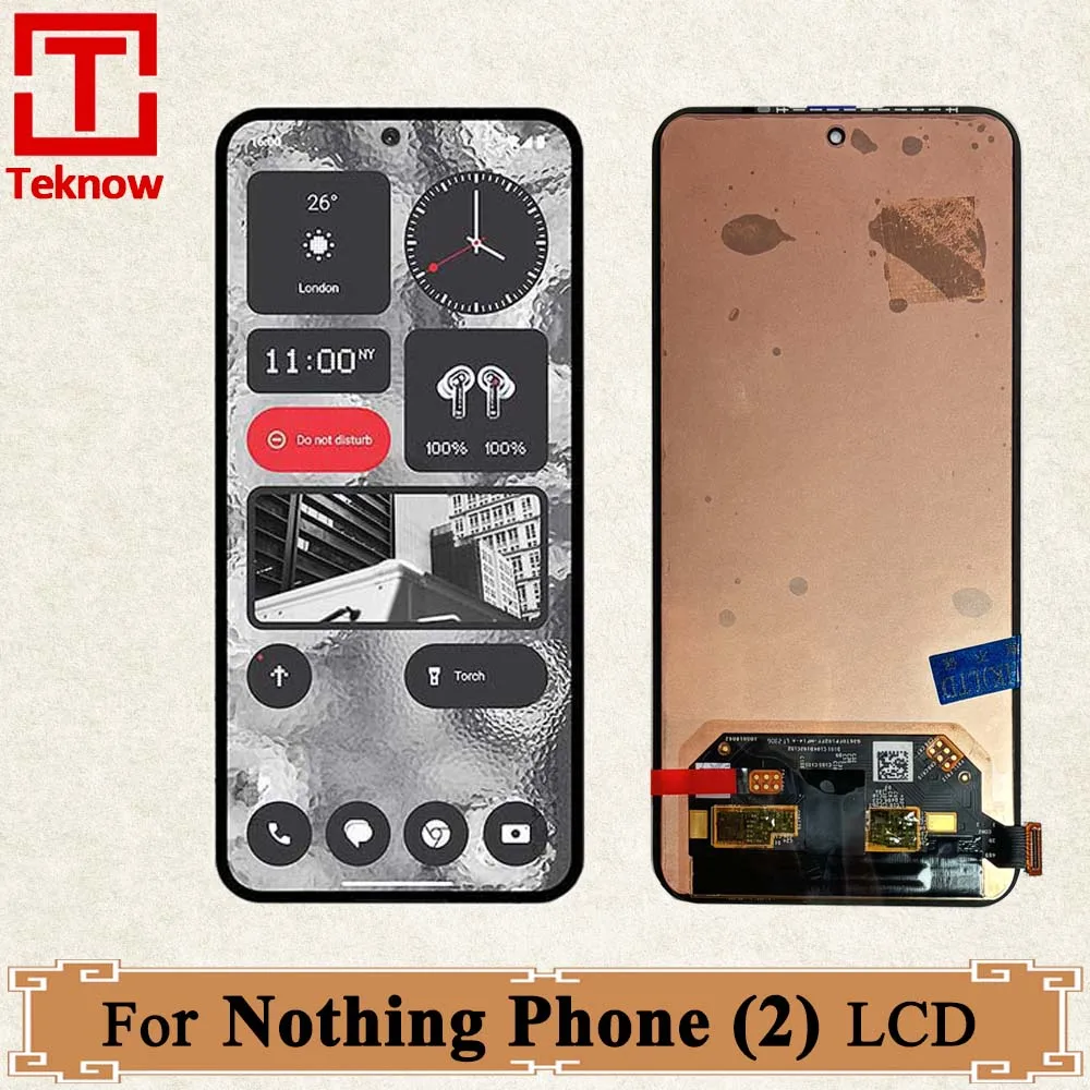 

6.7" OLED For Nothing Phone 2 LCD Display Touch Screen Digitizer Assembly Panel For Nothing Phone (2) Replacement Parts