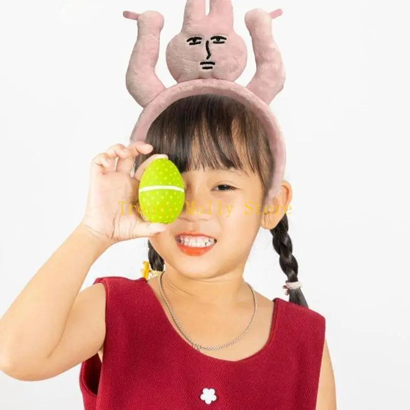 N5KB Hairband Funny for Kids and Come Washing For For Plars و Dress Up Cosplay