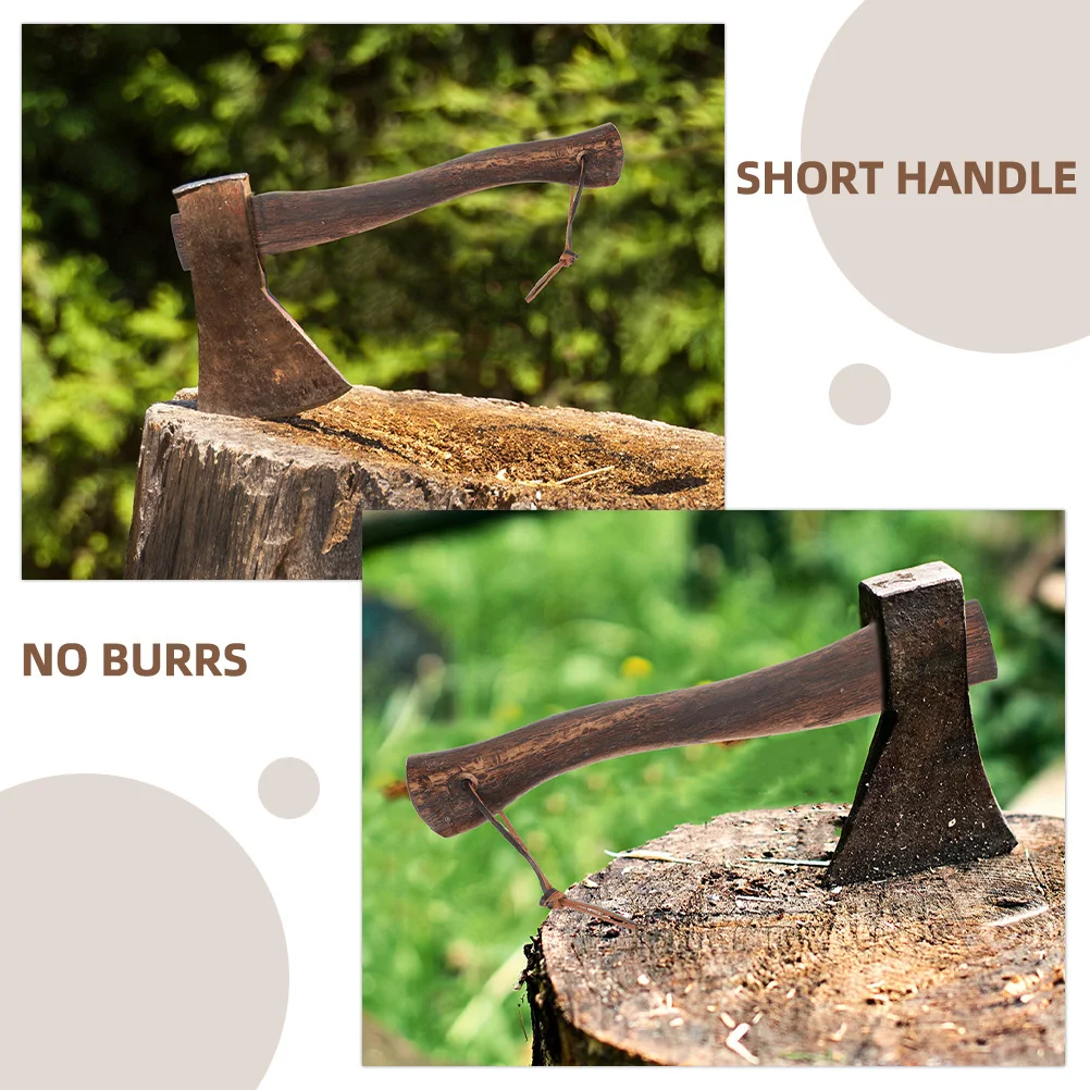 

Hatchet Handle Replacement Wooden Axe Handle Ergonomic Design Sturdy Comfortable No Burrs High Practicability Hardness