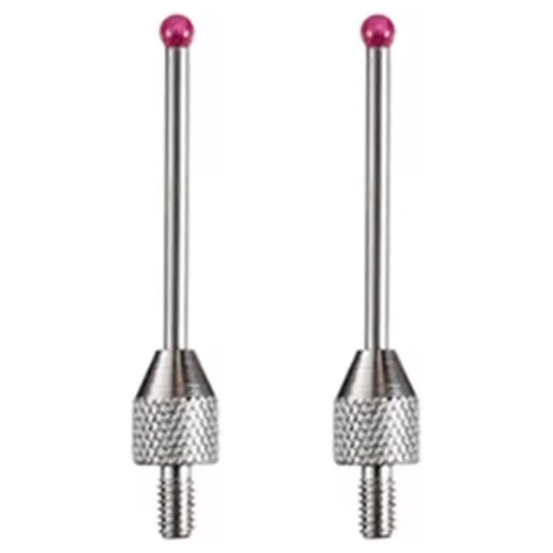 2 embouts de mesure de sonde CNC M2.5, stylet de 2Mm, arbre en porcelaine, jauge de hauteur CNC, sonde de mesure, Machines CMM A