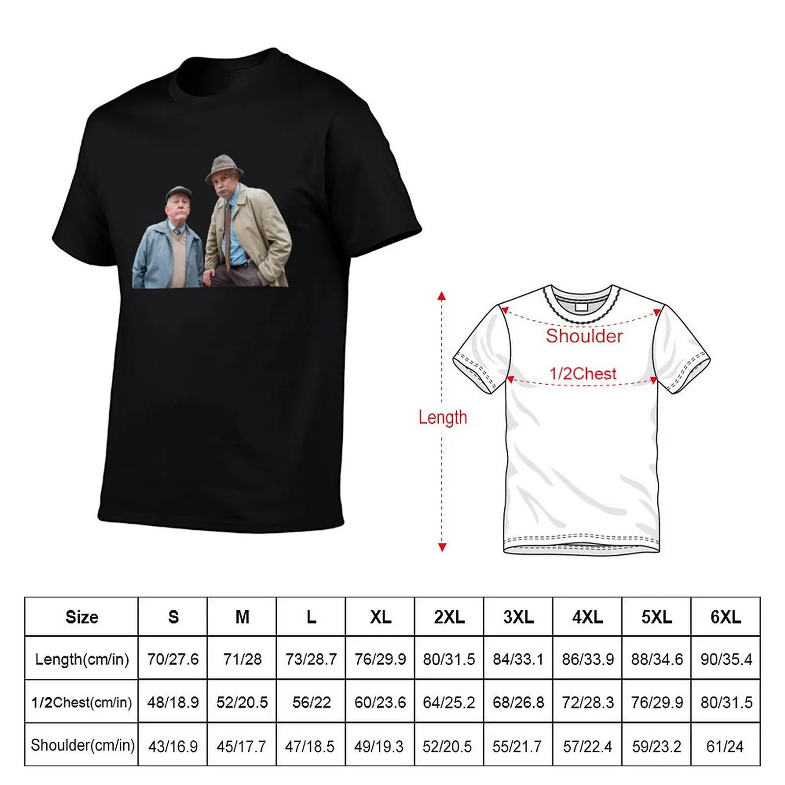 Jack And Victor of Craiglang T-Shirt Minimalist Plain Crew Neck T-Shirt