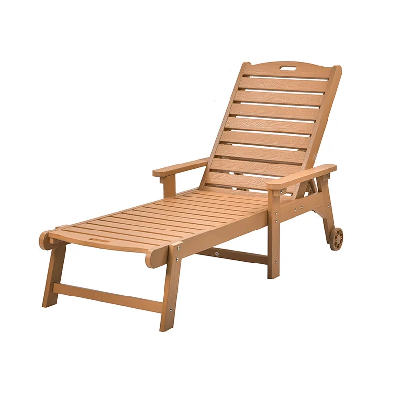 

Outdoor Aluminum Alloy Lounger Bed and Breakfast Pool Lounger Bed Open-air Waterproof Sunscreen Sunbathing Beach Lounger