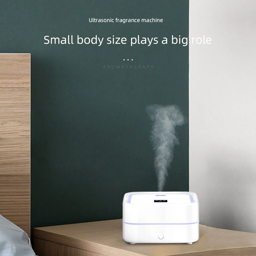 Mini Humidifier & Essential Oil Diffuser with MultiColor LED, Perfect for Desk, Car, and Travel