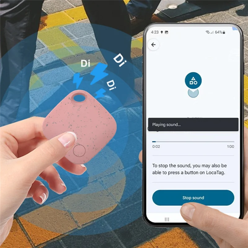 جهاز تعقب FFYY-Bluetooth GPS لمفاتيح الحيوانات الأليفة لجوجل ابحث عن تطبيقي لحقيبة الظهر الرئيسية للأمتعة