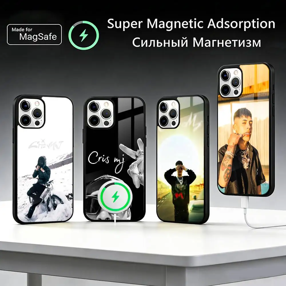 

C-Cris MJ Singer Phone Case For iPhone17,16,15,14,13,12,11 Plus,Pro Max For Magsafe Wireless Charging