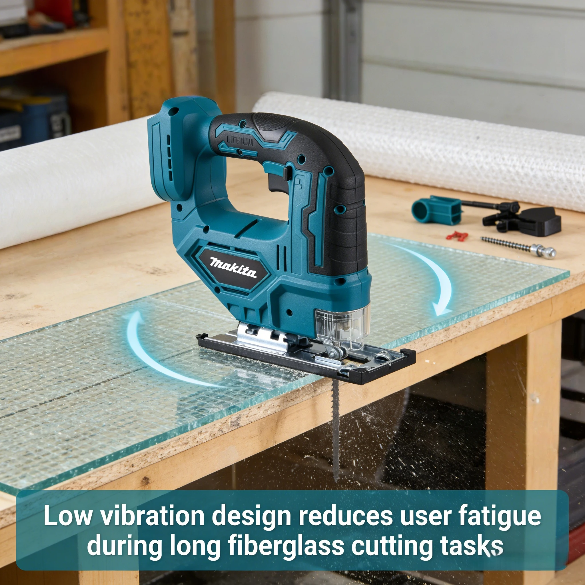 

Электрический лобзик Makita DJV182Z бесщеточный, 18В, 340Вт, с пильным полотном, аккумуляторный, с рукояткой-тубусом, без аккумулятора, DJV182, новый