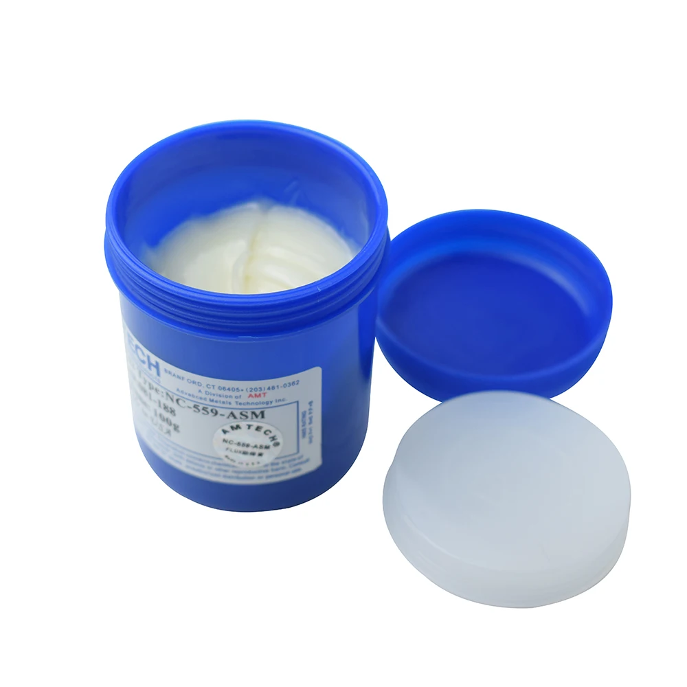 Imagem -02 - Solda No-clean Paste Flux Nc559-asm 223 218 100g sem Chumbo Solda Ferramenta de Reparo Smt Bga Reballing