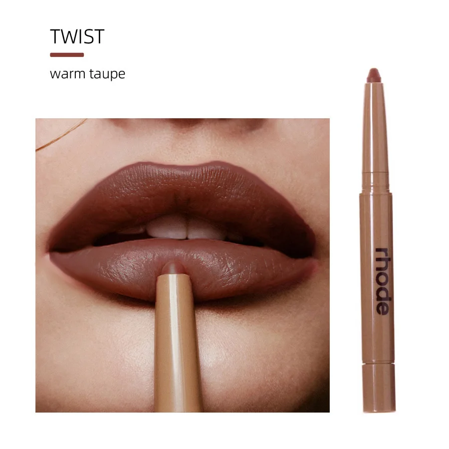 RhodeSkin Peptide Lip Shape Pen Lip Liner Langdurige Lip Tint Potlood Pen Make-up Lipstick Poeder Blusher Gloss Make-up Lipliner