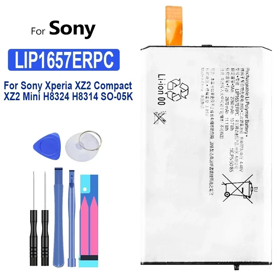 Battery LIP1656ERPC LIP1657ERPC LIP1655ERPC 2870mAh-3540mAh For SONY Xperia XZ2 (Premium Compact Mini) H8324 H8314 H8296