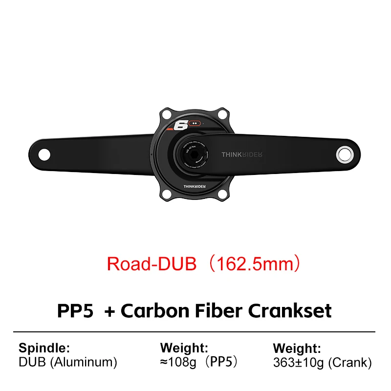 パーツ THINK RIDER PP5 Power Meter DUB 165mm THINKRIDER PP6 バイク用カーボンファイバー製スパイダー型パワー