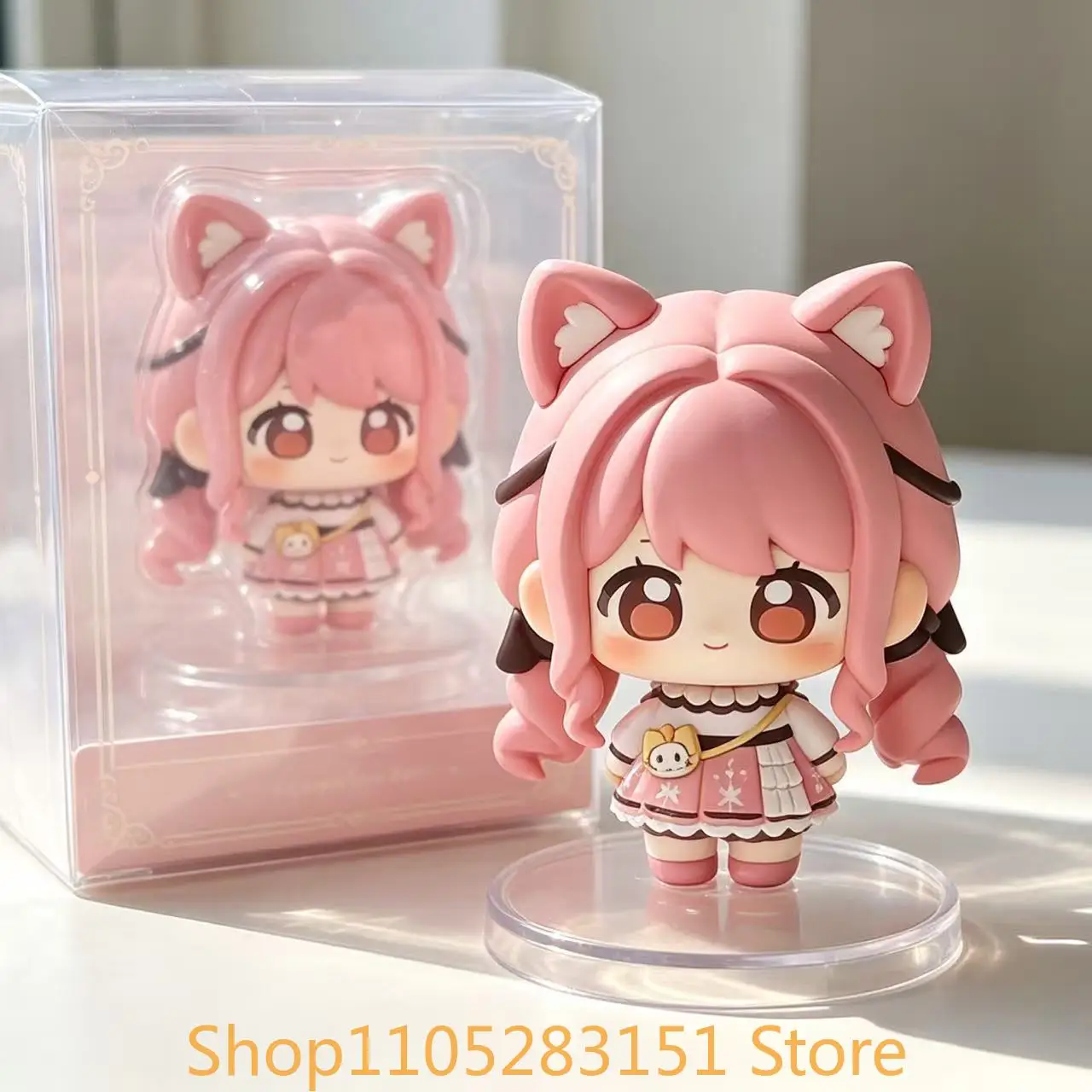 Infinity Nikki Anime Cosplay Q Version PVC Figure Model Statue Desktop Ornament Mascot Student Accessory Mascot Fans Gift view 5