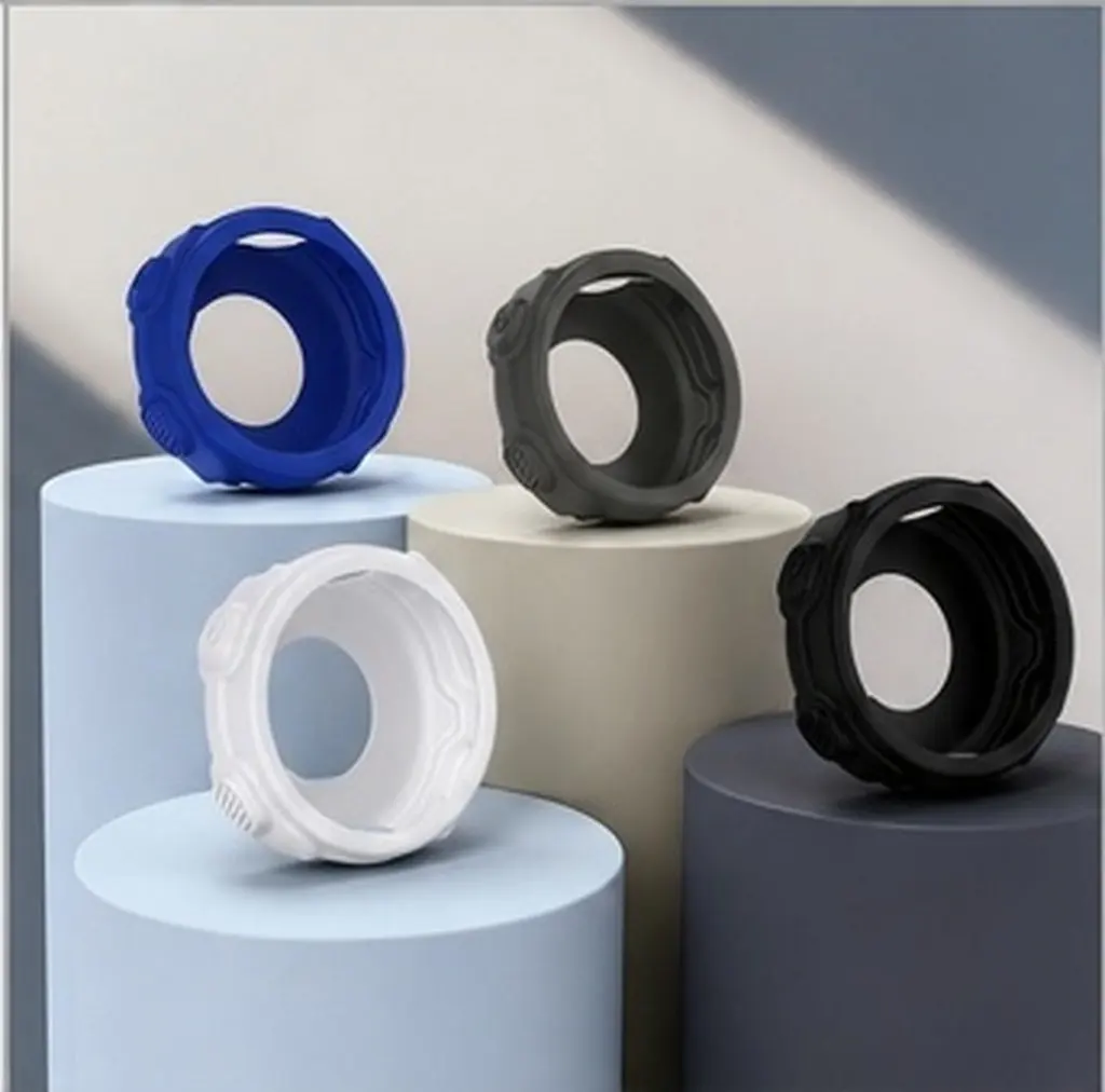 4Pcs Silicone Smart Watch Covers Waterproof Protective Pouches Lightweight Slim Band for Fitness Trackers