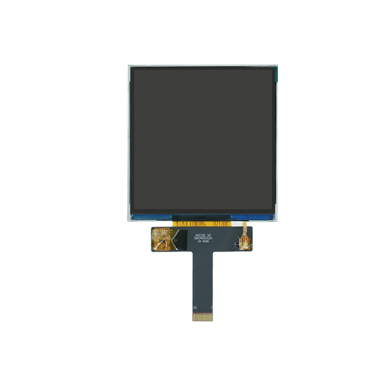 4.0 inch 720x720 ST7703 2 lane MIPI interface square TFT full viewing angle IPS LCD