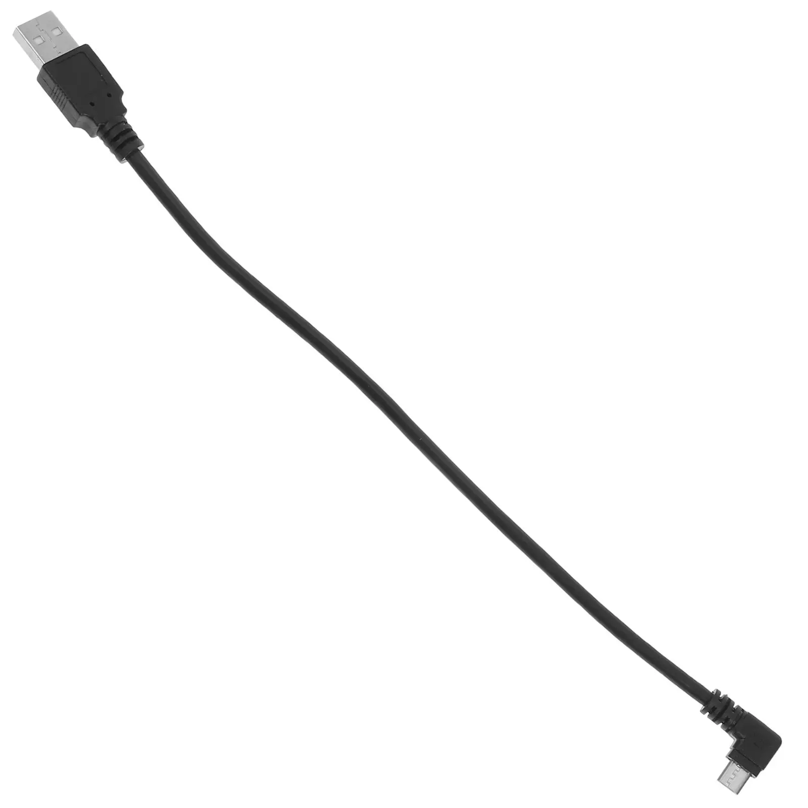 90 Degree Right Angle Micro USB Cable Dual Elbow Fast Charging High Speed Data Transfer Compatible Devices