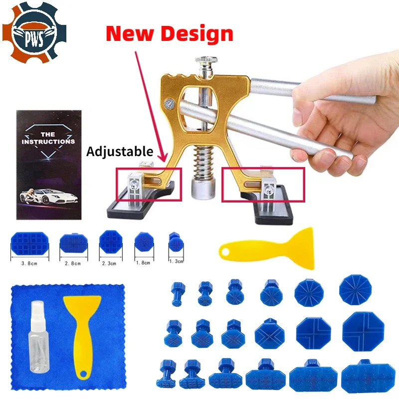 

New Adjustable Car Dent Puller Dent Remover Auto Body Suction Cup Paintless Repair Removal Tool Kits Tools Kit Auto Dent