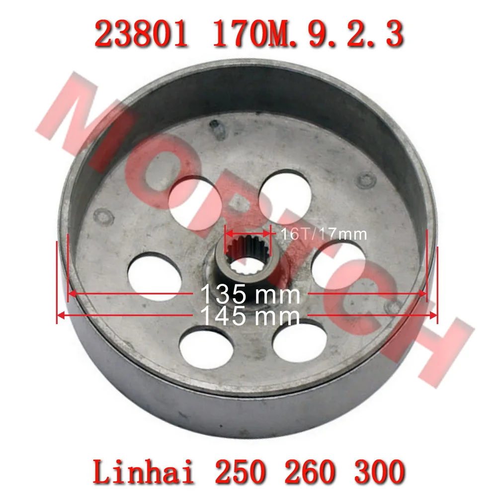 Linhai 250 260 300 Clutch Housing Comp For Linhai 250 260 300 Yamaha Keeway Jinlang Feishen Scooter ATV Motorcycle Accessories