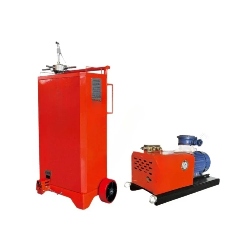 External hydraulic booster type, coal mine water cutting machine, water jet cutting machine, mining product cutting equipment,