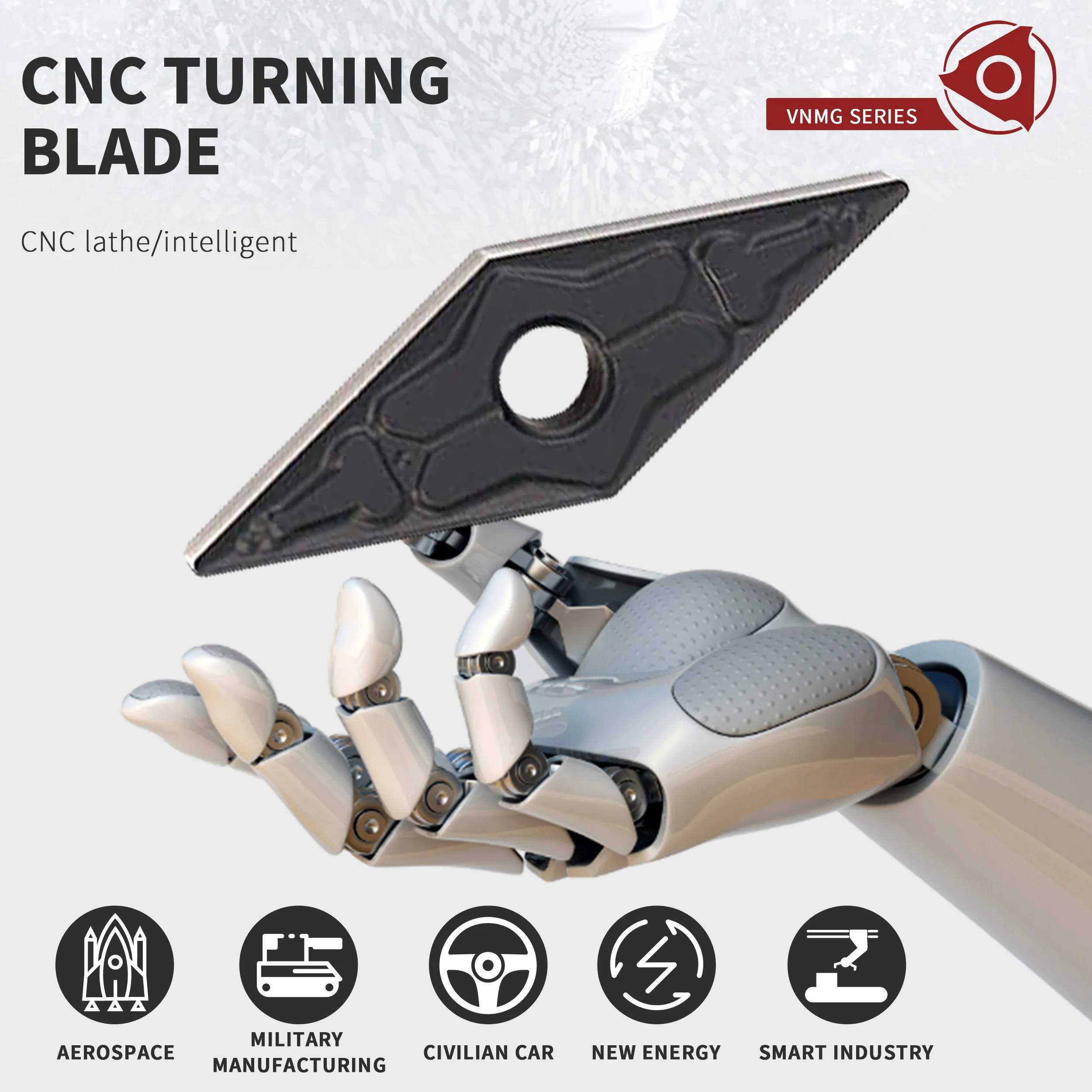 10 Chiếc VNMG160404 VNMG160408 TM VNMG160412-TM NK3100 Độ Cứng Cao Carbide Dạng Tiện Bằng Máy CNC Công Cụ Chống Trầy Cho Thép Một Phần