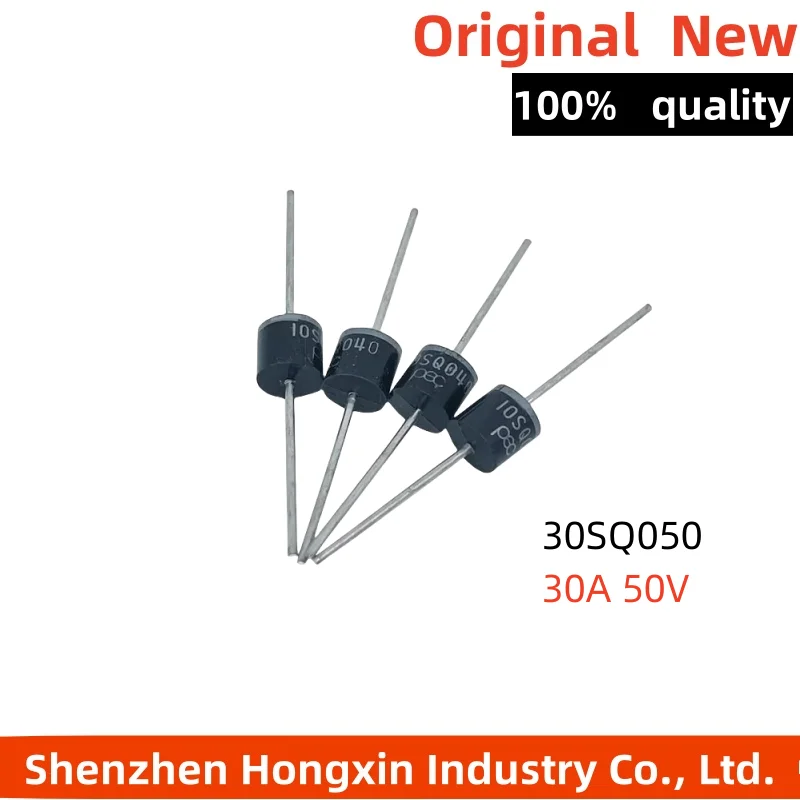 

6PCS 30SQ050 Schottky Diode 30A 50V Axial for Solar Panel Parallel Reflow Protection
