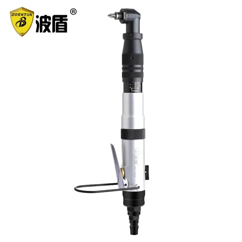 Bodun Clutch-Type Elbow Air Screwdriver Preset Torque Air Screwdriver 90-Degree Right-Angle Pneumatic Screwdriver