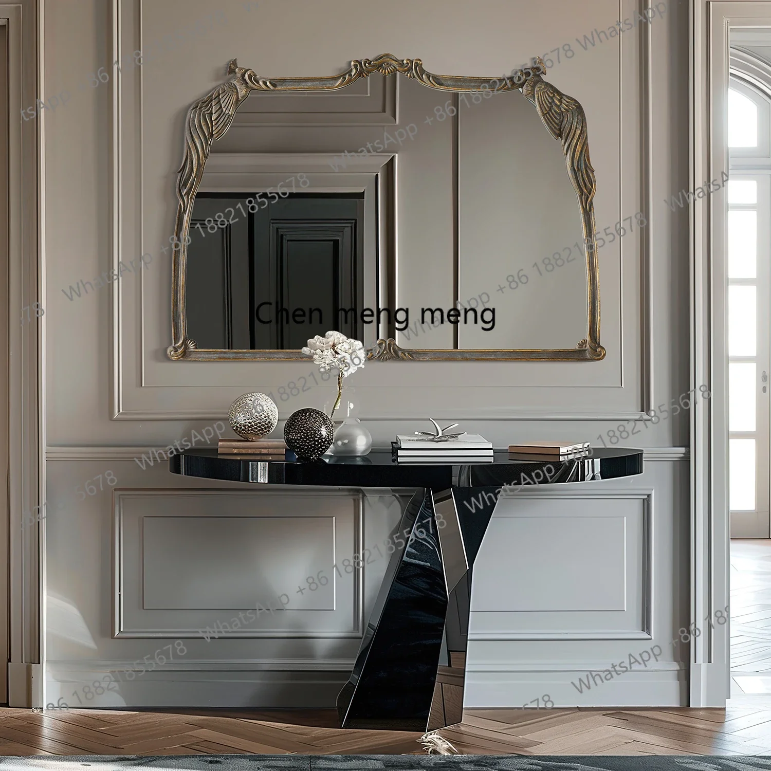 YL Claic vanity mirror Large size to create exquisite vanity corner Elegant exquisite vanity mirror