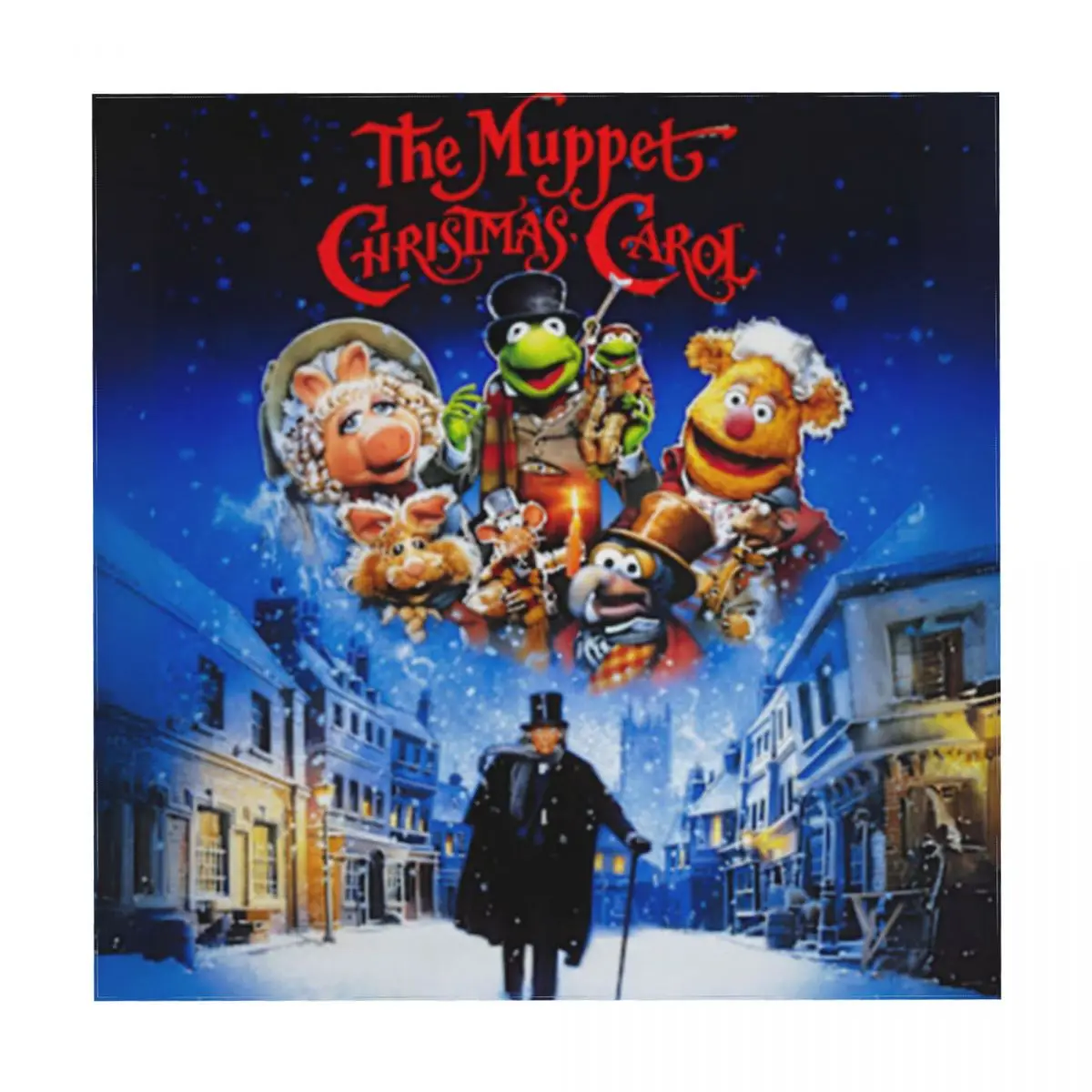 Muppet عيد الميلاد كارول مقاوم للماء مفرش المائدة مربع مفرش طاولة مقاوم للزيت لأحداث المطبخ غطاء طاولة الطعام