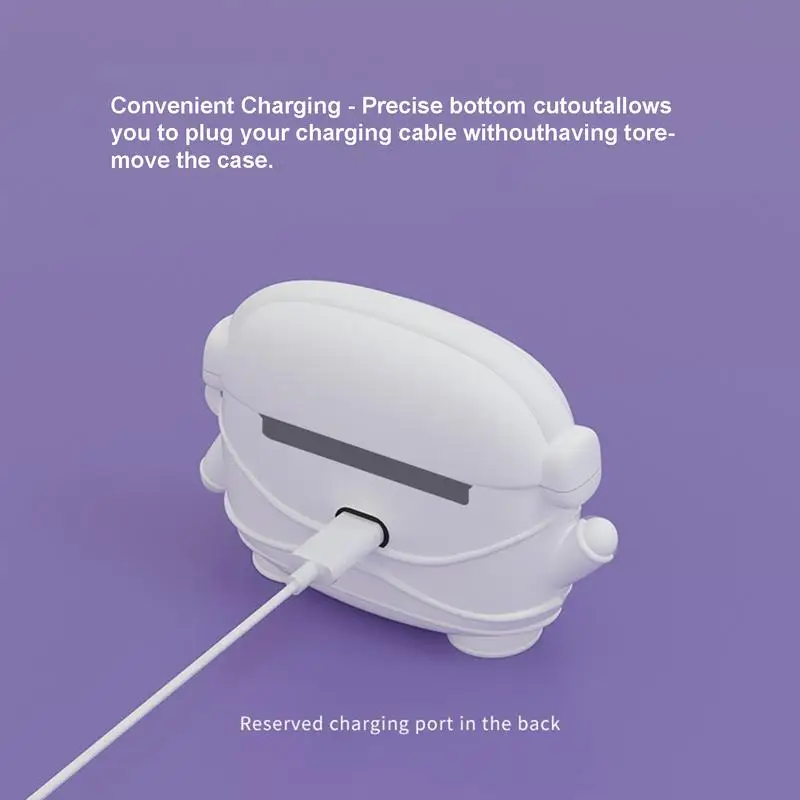 Soft Silicone Earphone Case For LinkBuds S Silicone Case Washable Cover Protective Accessories Cute Cartoon Protective Case