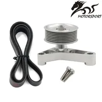 Kit de polea EP3 ajustable para Honda 8th 9th, Civic, todos los motores K20/K24 con tensor automático, mantiene A/C instalado