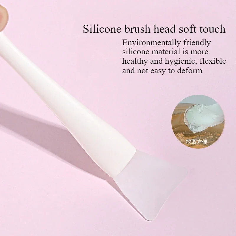 Silicone Mask Brush Soft Head Beauty Salon Special Mask Brush Homemade Mask Smear Facial Brush