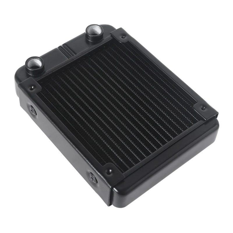 Water Cooling Computer Radiator 18 Pipe Aluminum Heat Exchanger Liquid Cooling Heat Sink for CPU PC Water Cool System