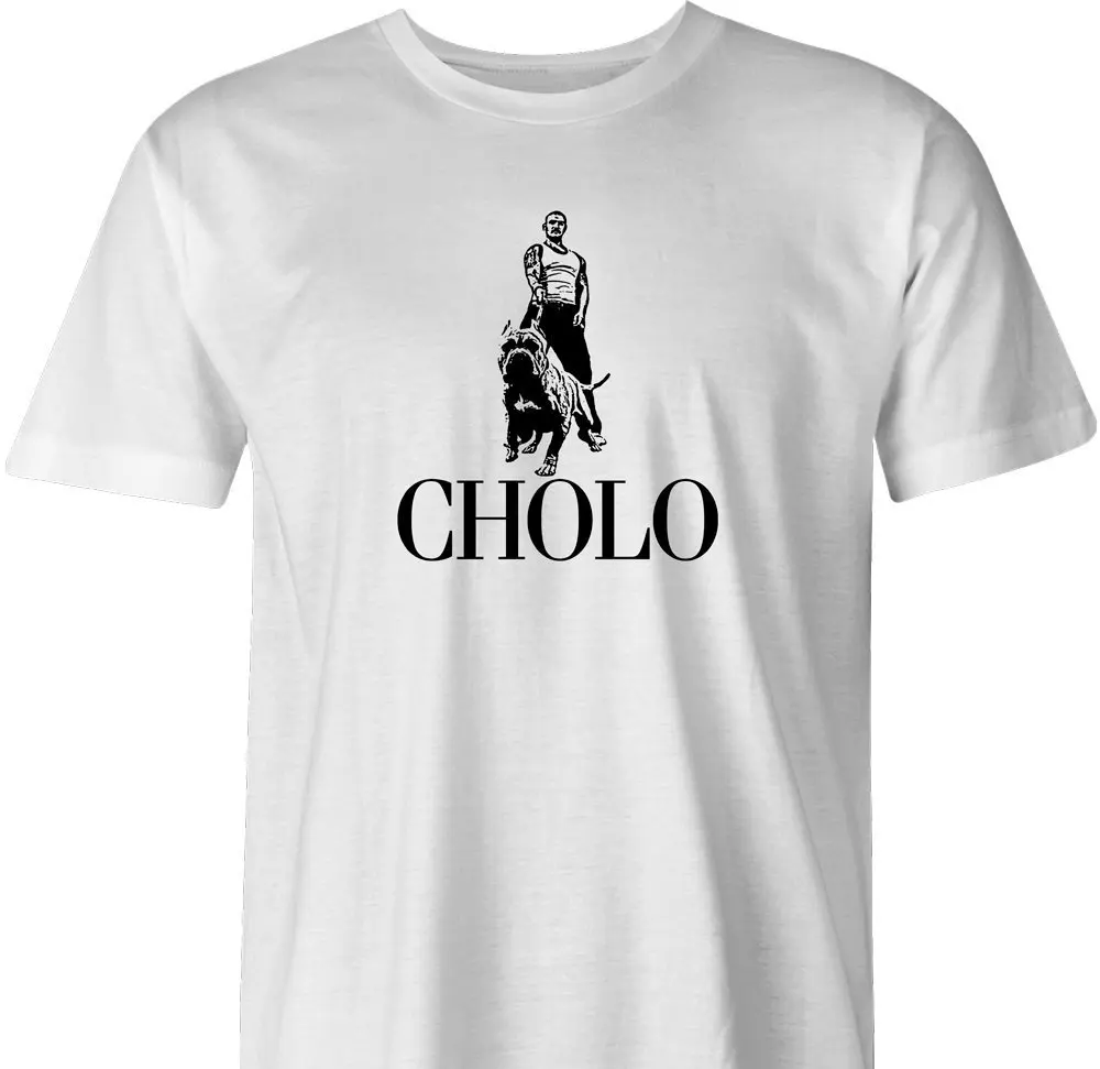 Cholo By Bigbadt T Shirt Com Free Usa Shipping Funny Hilarious Mexican Thug Bulldog Dog