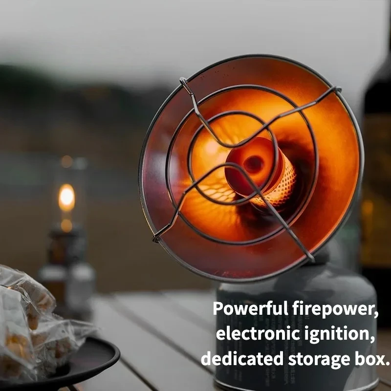 Outdoor Heater Portable Gas Camping Tent Internal Furnace Gas Tank Heating Furnace Small Sun Heater