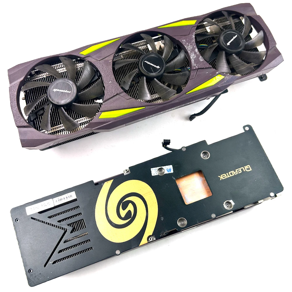 

Старый охлаждающий вентилятор, радиатор видеокарты RTX 3080 RTX 3080Ti для Manli GeForce RTX 3090 3080 Gallardo 12 ГБ OC GPU