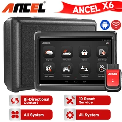 Ancel X6 OBD2 Diagnostic Scan Tools Professional ABS SRS Oil EPB BMS Reset All System Bluetooth ODB OBD 2 Car Automotive Scanner