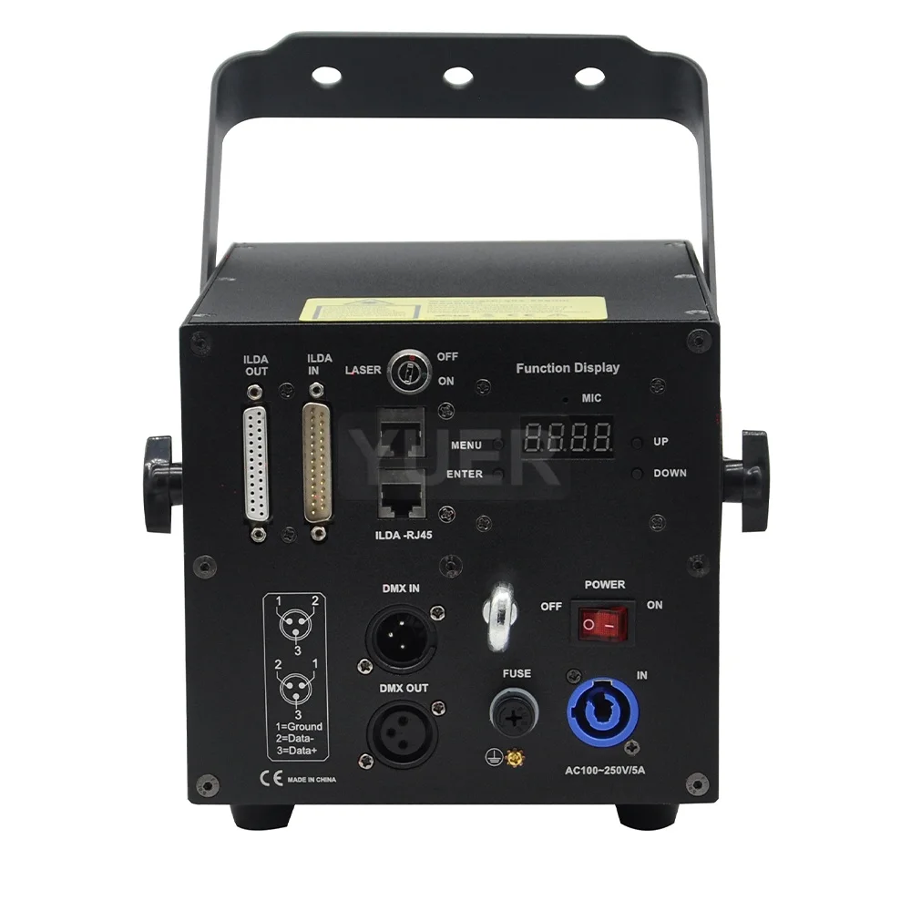 2Pcs/lot ILDA 6W RGB Laser Light Animation Beam Scanner Stage Laser Projector DJ Disco Bar Club Party Dance Wedding Effect Show